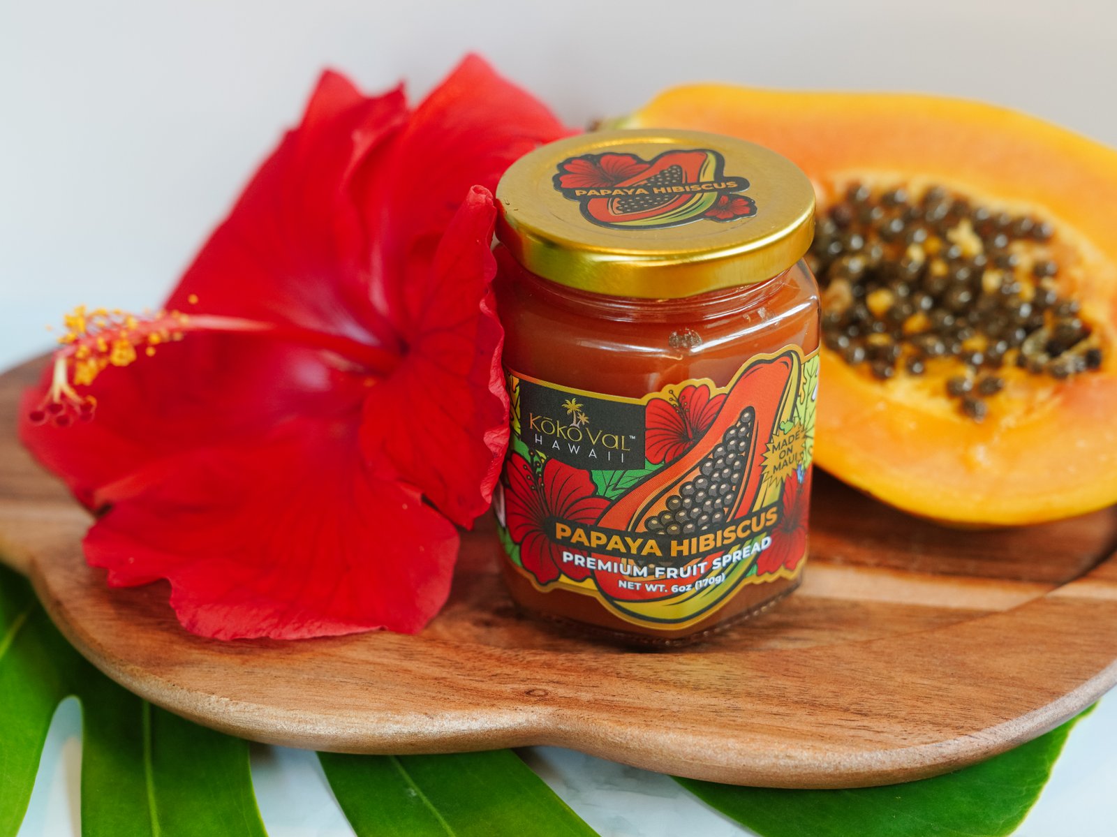 Papaya Hibiscus Jam